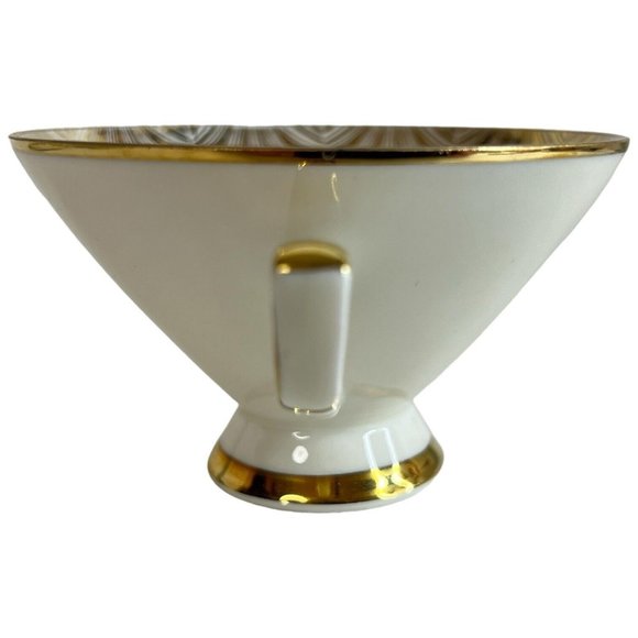 Winterling Bavaria Rosiau 3 Piece Set Trio Tea Cup Saucer Plate Lunch Gold Trio - Picture 10 of 12